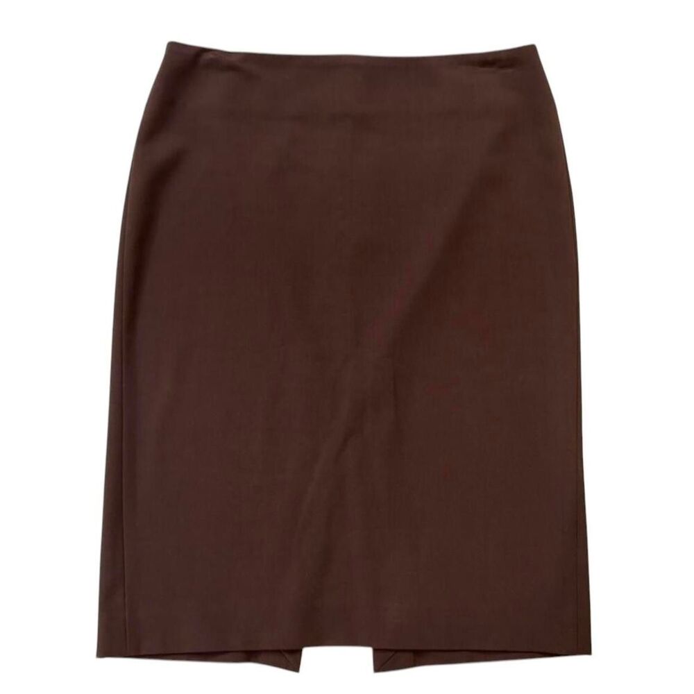 Moda International Brown midi skirt with slit